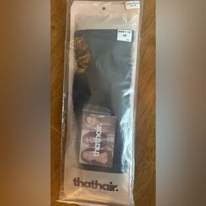 thathair Walnut Brown wavy & straight Halo Hair Extensions 18” AM01 & AM02 nwt